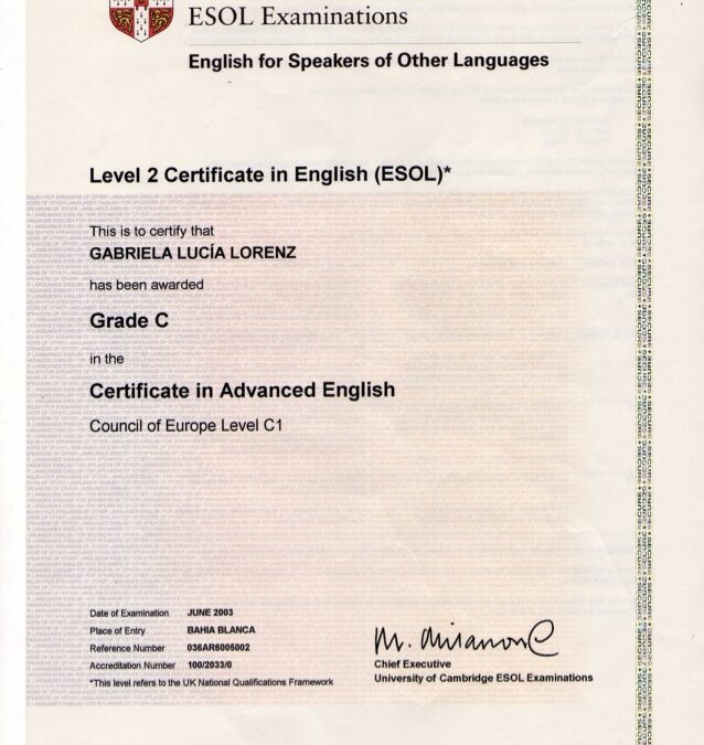 Arriba 91  Foto Certificate In Advanced English With Answers For