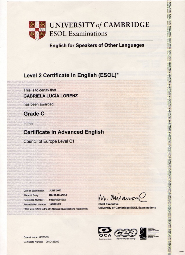 cambridge certificate in creative writing