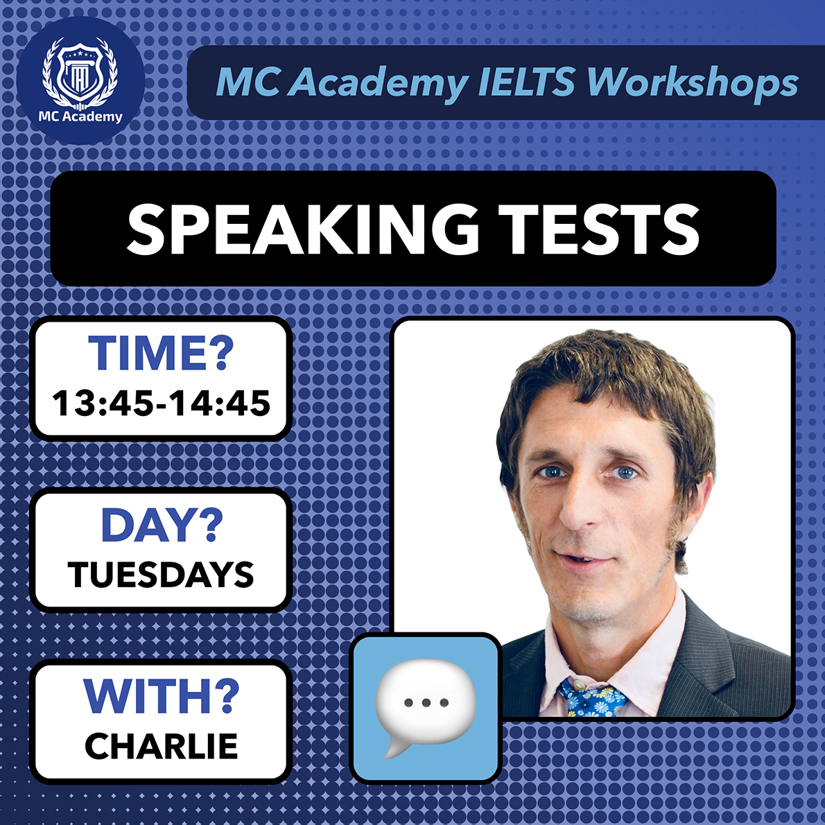 IELTS Speaking Tests (Charlie)