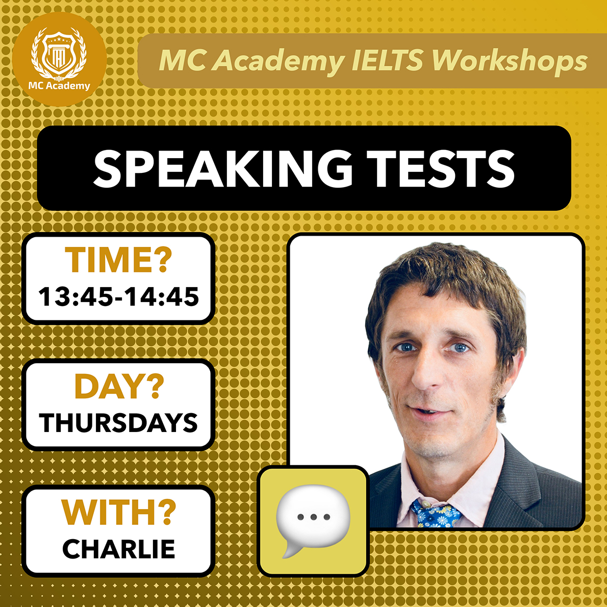 IELTS Speaking Tests (Charlie)